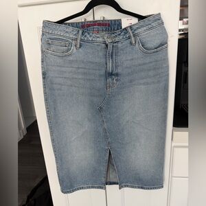 Lucky Brand women’s denim midi skirt